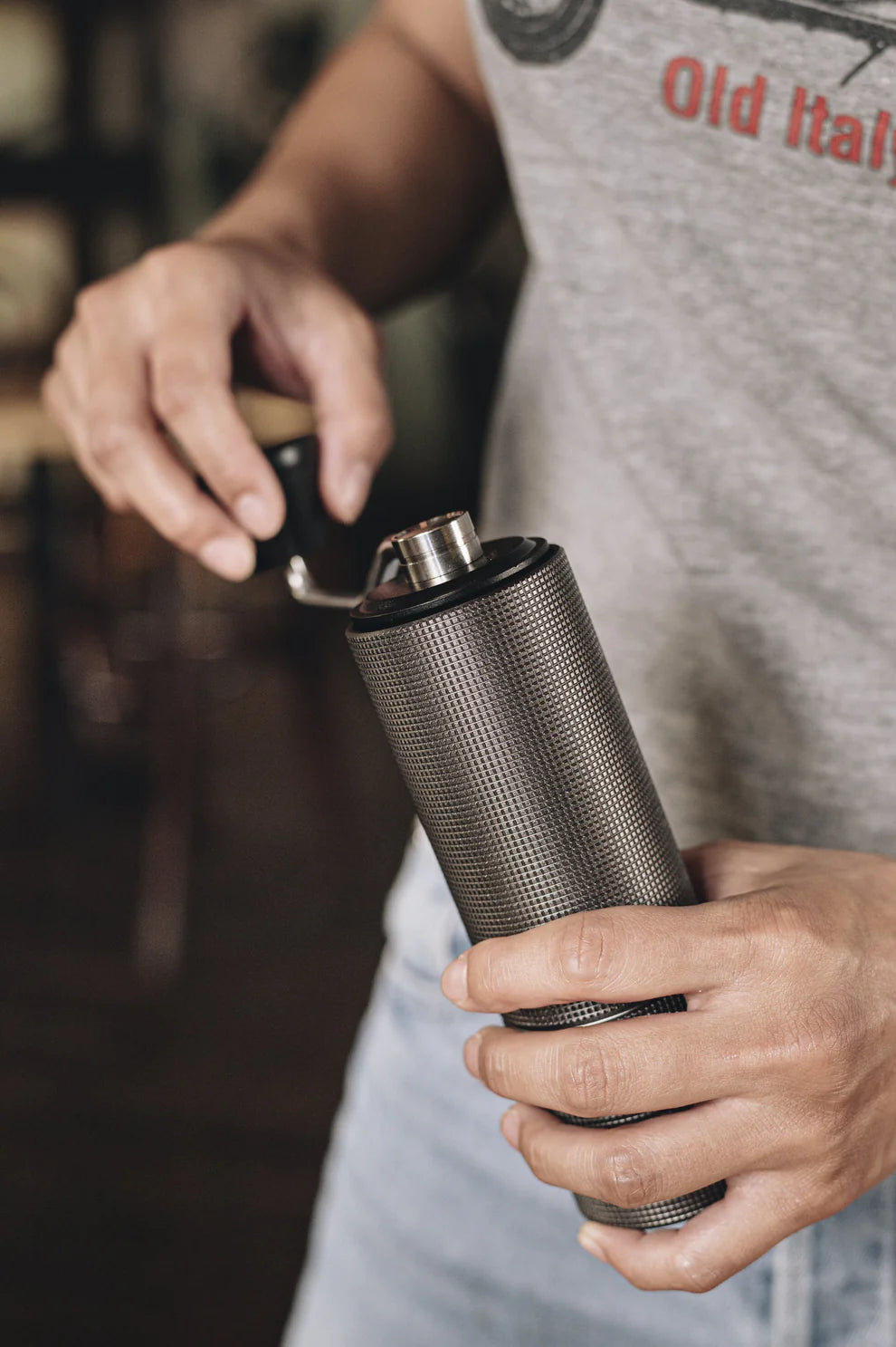 Timemore Slim Hand Grinder (Titanium burr)